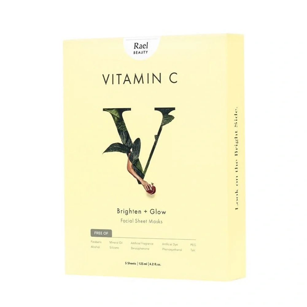RAEL BEAUTY Vitamin C Facial Sheet Masks
